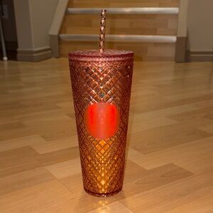 Starbucks rose gold jewel cup
